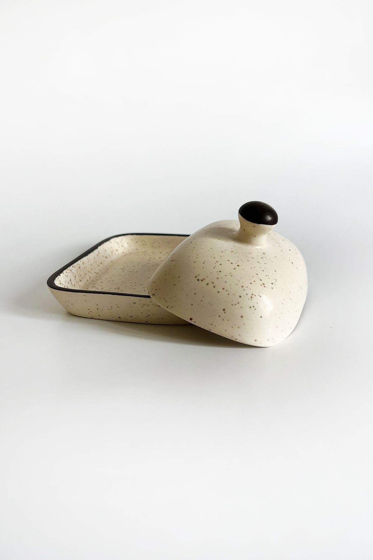 Monochrome Harmony Butter Dish